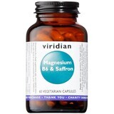 Viridian Magnesium B6 and Saffron 60 capsules