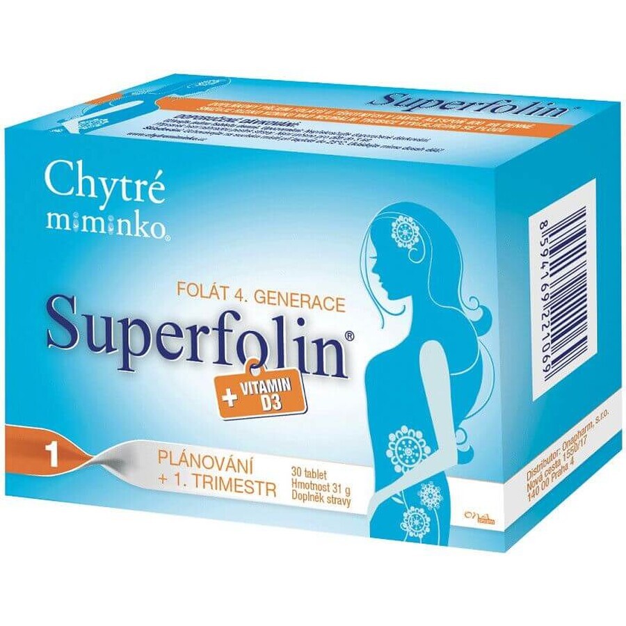 Smart Baby Superfolin 1 PLAN 30 Tabletten