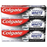 Colgate Advanced White Holzkohle-Zahnpasta 3 x 75 ml