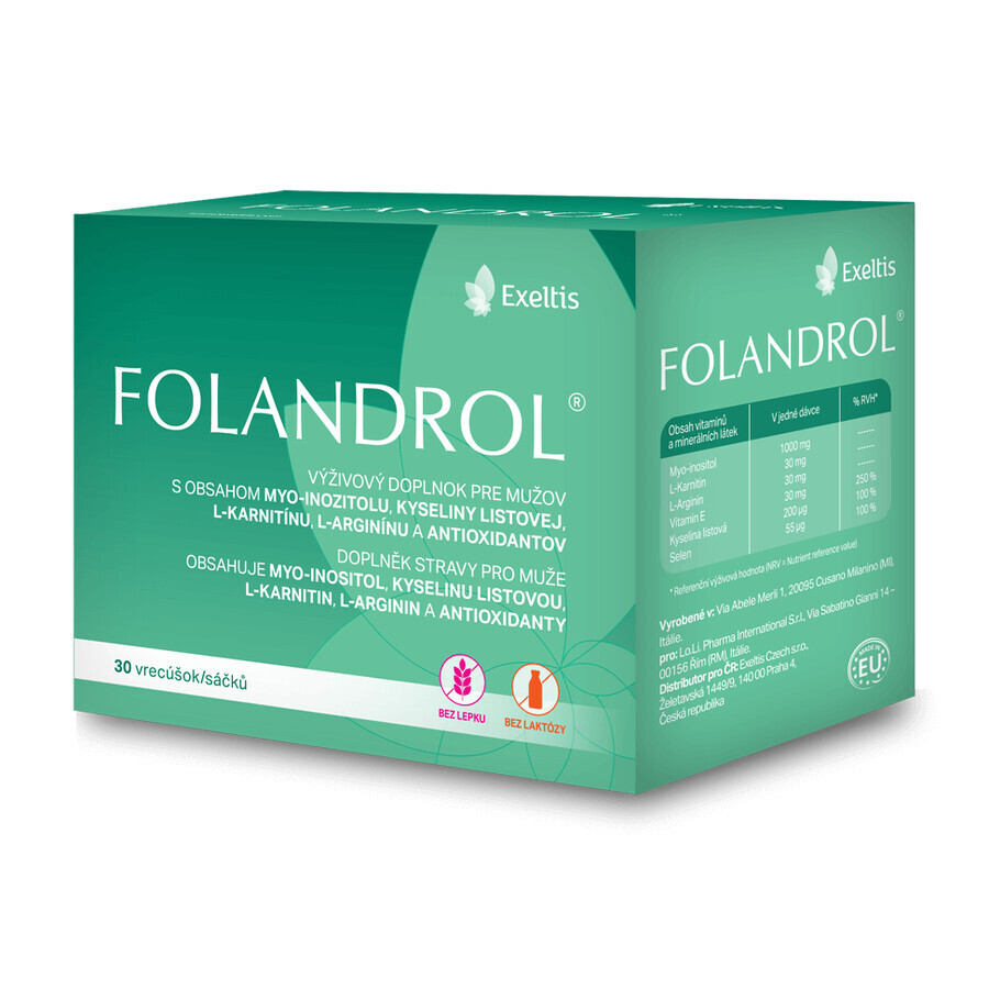 FOLANDROL Pulver, 30 Sachets, Exeltis 