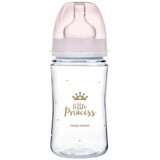 Canpol Babys EasyStart Flasche ROYAL BABY rosa 240 ml