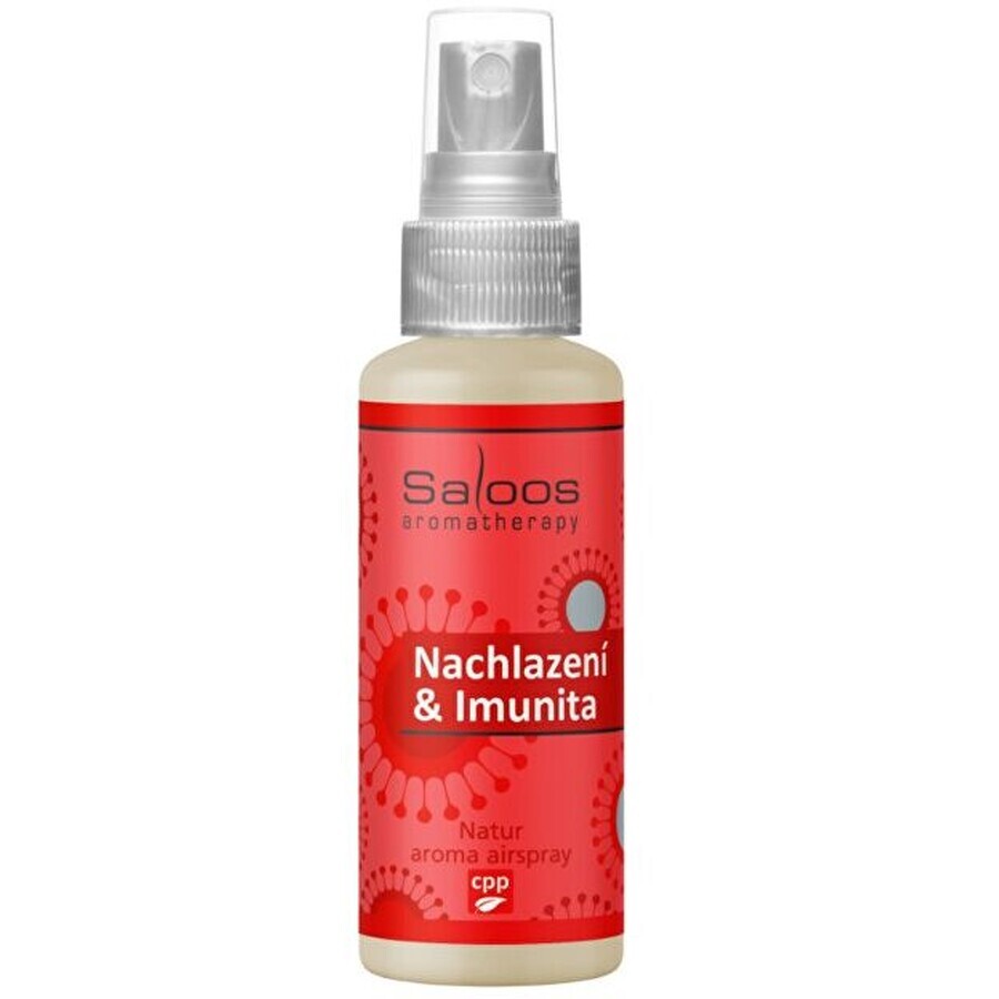 Saloos Natur Aroma-Luftspray - Kühlung und Immunität (natürlicher Lufterfrischer) 50 ml