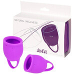 Lola Games Set de cupe menstruale Natural Wellness Purple Tulip 2 buc