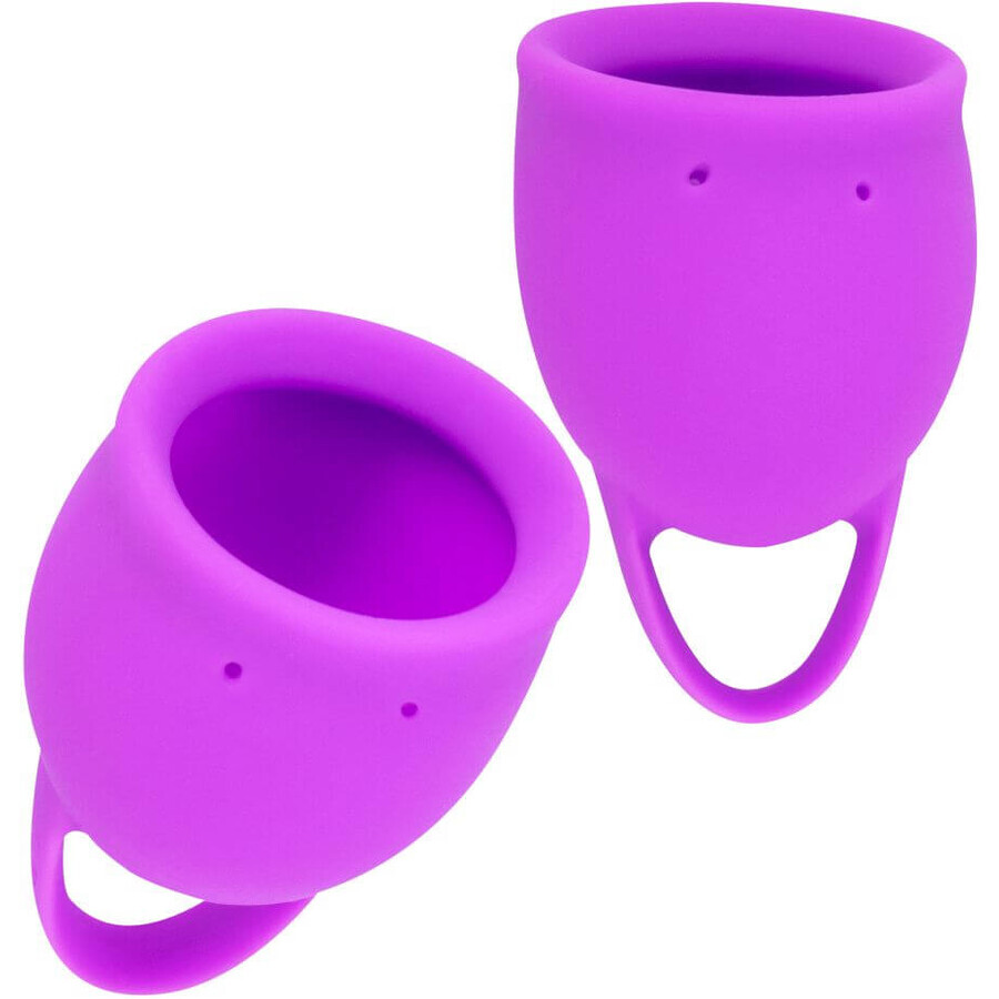 Lola Games Natural Wellness Lila Tulpe Menstruationstasse Set 2 Stück