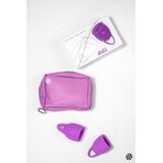 Lola Games Set de cupe menstruale Natural Wellness Purple Tulip 2 buc