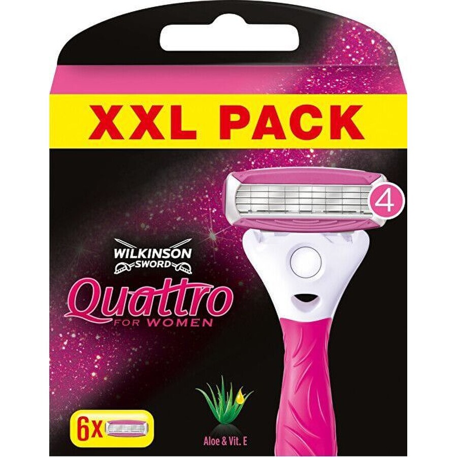 Wilkinson Sword Quattro Women's Ersatzköpfe 6 Stück