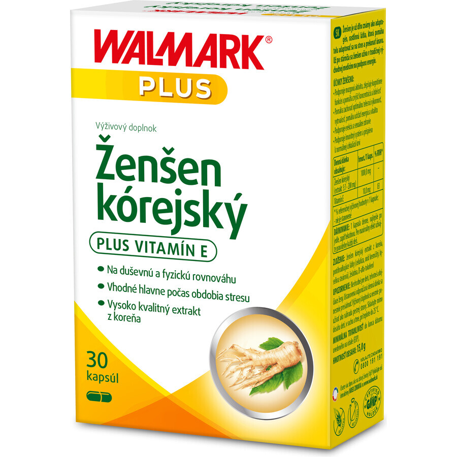 Walmark Koreaanse ginseng 30 capsules