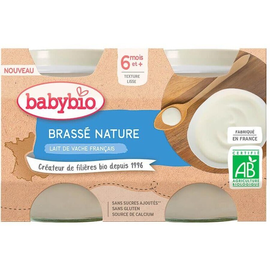 Babybio Französische Brasserie Naturmilch 2 x 130 g