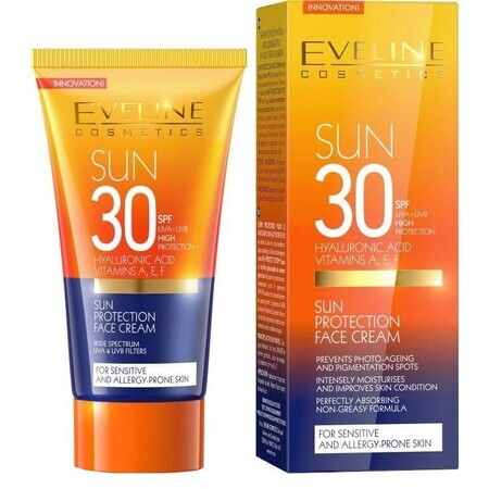 Eveline Cosmetics SunCare Schützende Gesichtscreme SPF30, 50 ml