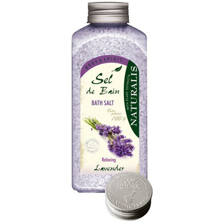 Naturalis sare de baie lavanda 1 kg