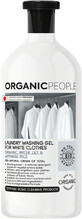 Organic People Eco Waschgel f&#252;r wei&#223;e W&#228;sche, Wasserlilie und japanischen Reis 1000 ml