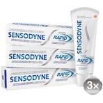 Sensodyne Rapid Relief Schnell aufhellende Zahnpasta 3 x 75 ml