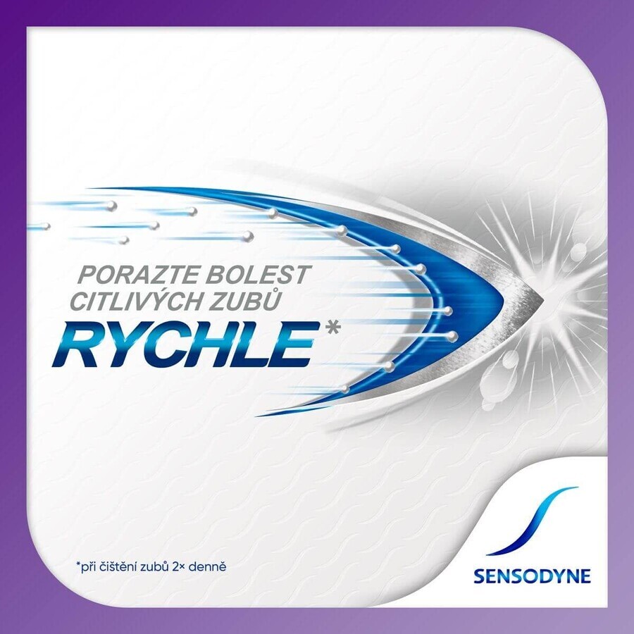 Sensodyne Rapid Relief Schnell aufhellende Zahnpasta 3 x 75 ml