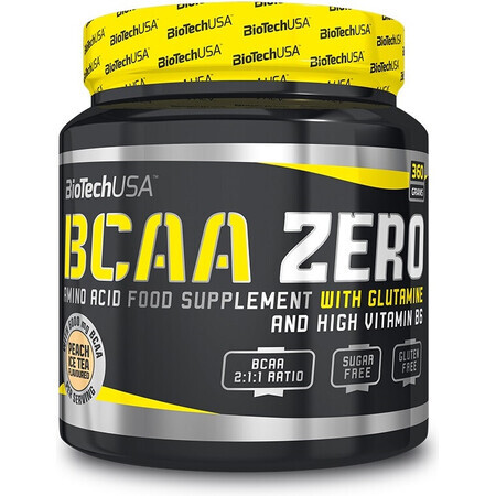 BCAA Zero Pfirsich-Eistee, 360 g, Biotech USA