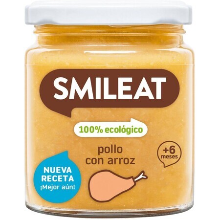 Smileat Organic Poulet avec riz 230 g