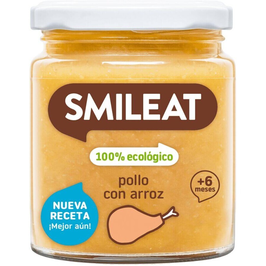 Smileat Organic Poulet avec riz 230 g