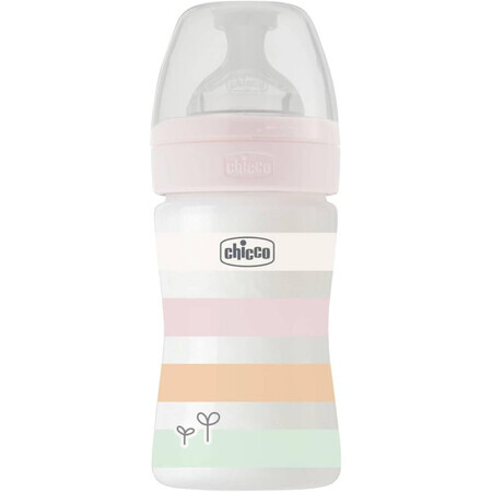 Chicco Bienestar biberón de silicona para bebés, niña 150 ml