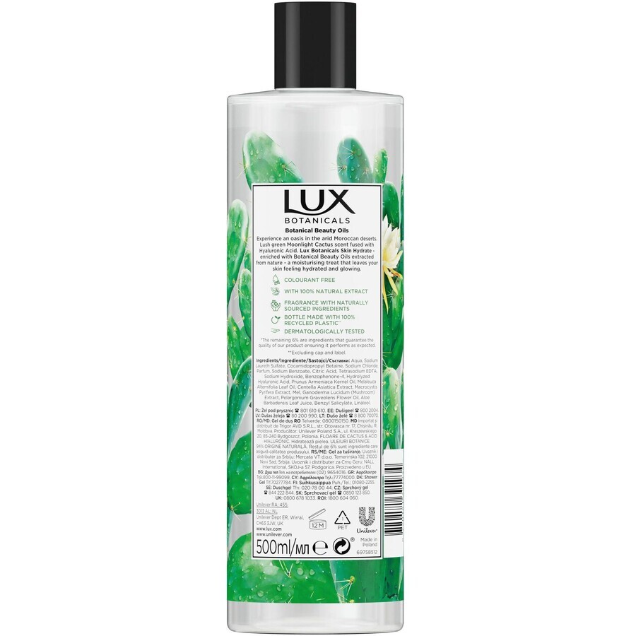 Lux Duschgel mit Kaktus und Hyualuronsäure 500 ml