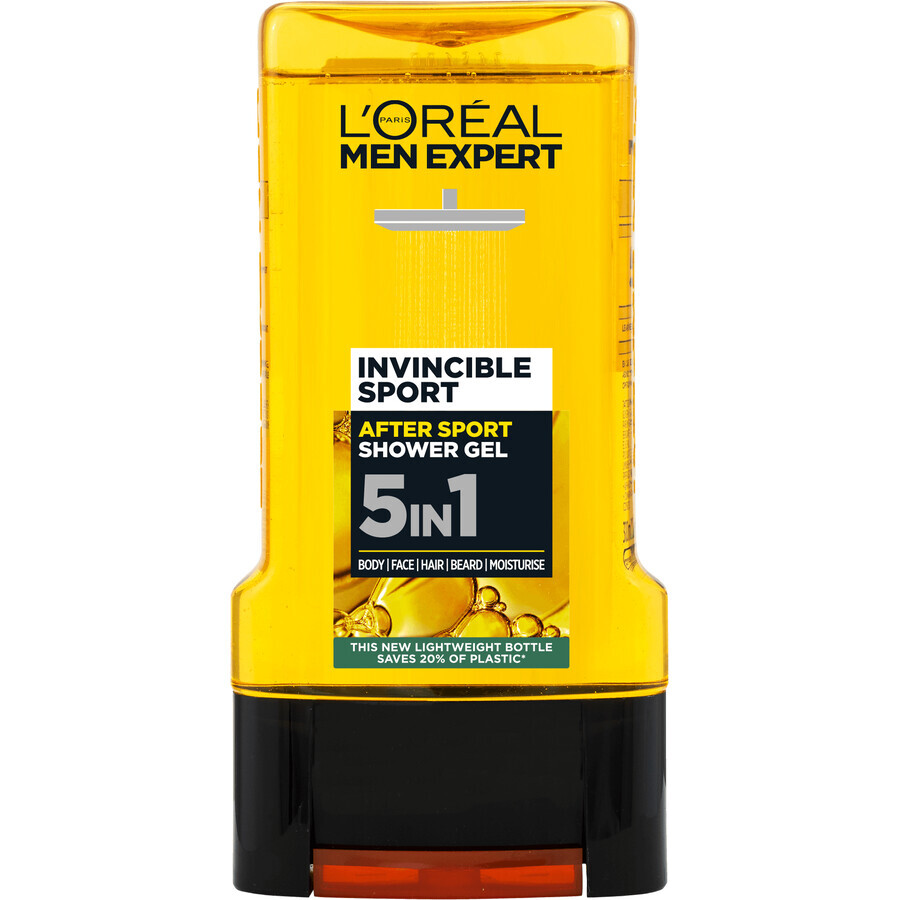 L'Oréal Paris Men Expert Invincible Sport Gel de duș, 300 ml