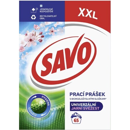 Savo Universal Spring Spring Freshness Waschpulver 4,9 kg