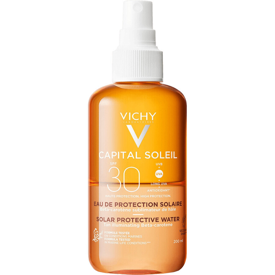 Vichy Capital Soleil Schutzspray mit Beta-Carotin SPF 30, 200 ml