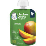 Gerber Organic mango pouch 100% ORGANIC 6m+ 16 x 90 g