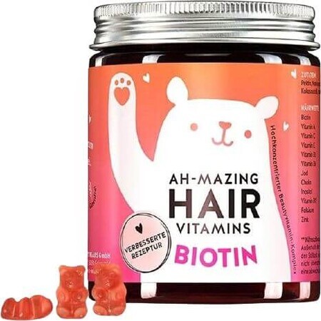 Bears Ah-mazing Vitamine für gesundes Haar mit Biotin, 60 Stück