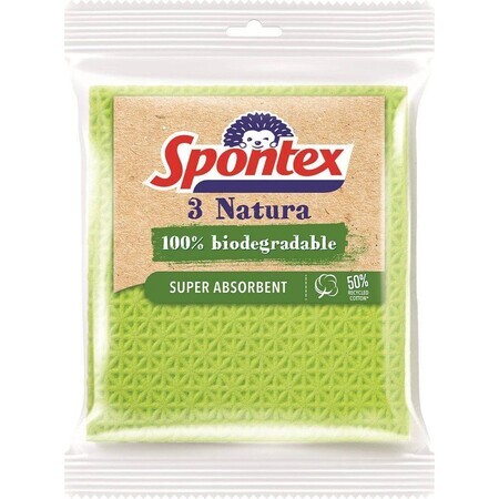 Spontex Nature sponge wipe 3 pcs