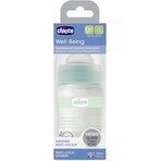 Chicco Sticlă pentru bebeluși Well-being silicon, uni 150 ml