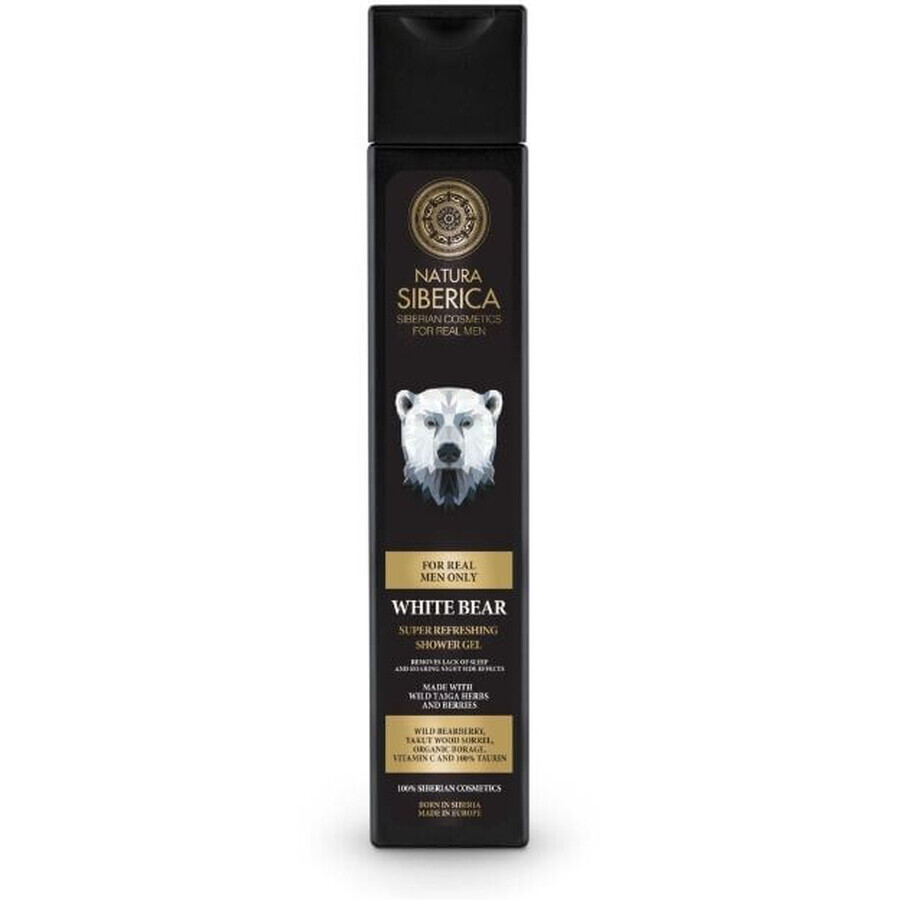 Natura Siberica Men Gel de duș răcoritor White Bear 250 ml