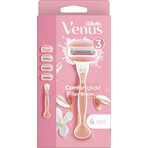 Gillette Venus Venus ComfortGlide Spa Breeze Rasierer + 4 Scherköpfe