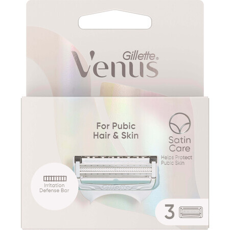 Cap de ras pentru femei Gillette Venus pentru linia bikini 3 buc