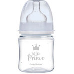 Canpol babies Sticlă anticolică pentru sugari EasyStart ROYAL BABY albastru 120 ml