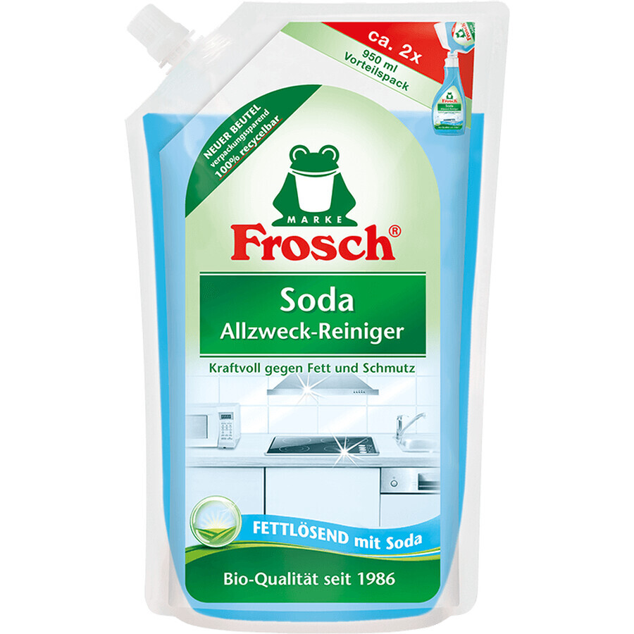 Frosch ECO Küchenreiniger mit natürlichem Soda - Nachfüllpackung 950 ml