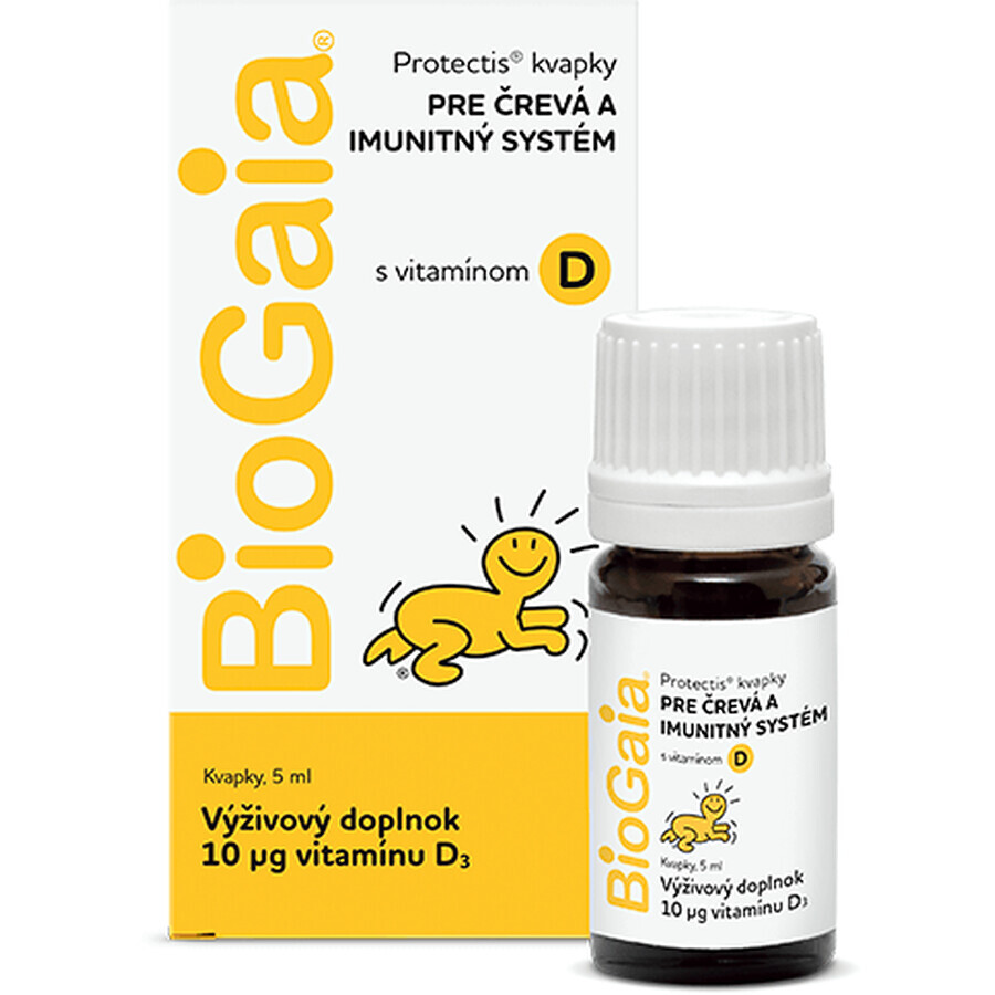 BioGaia Protectis cu picături de vitamina D 5 ml