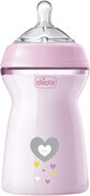 Chicco Natural Feeling Babyflasche M&#228;dchen 6m+ 330 ml