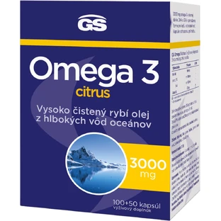 GS Omega 3 Citrus 100+50 Kapseln