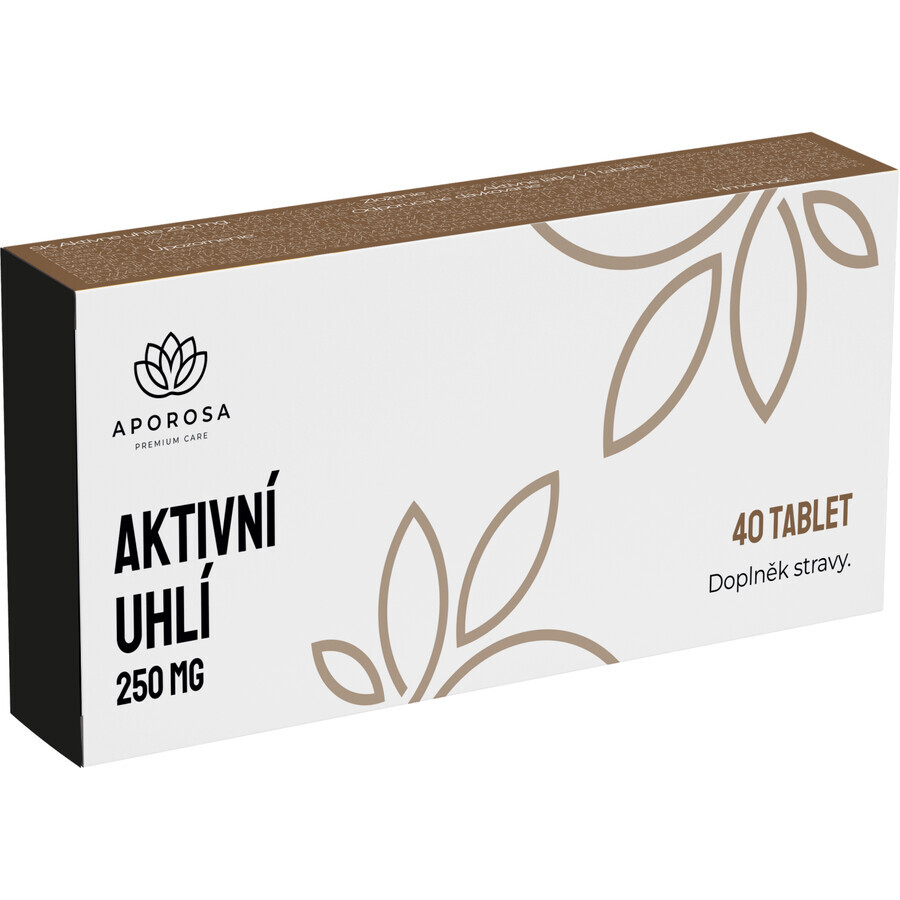 Aporosa Aktivkohle 250 mg 40 Tabletten