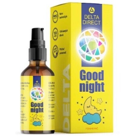 Delta Direct Good Night Melatonina liquida con dispenser sotto la lingua arancione 30 ml