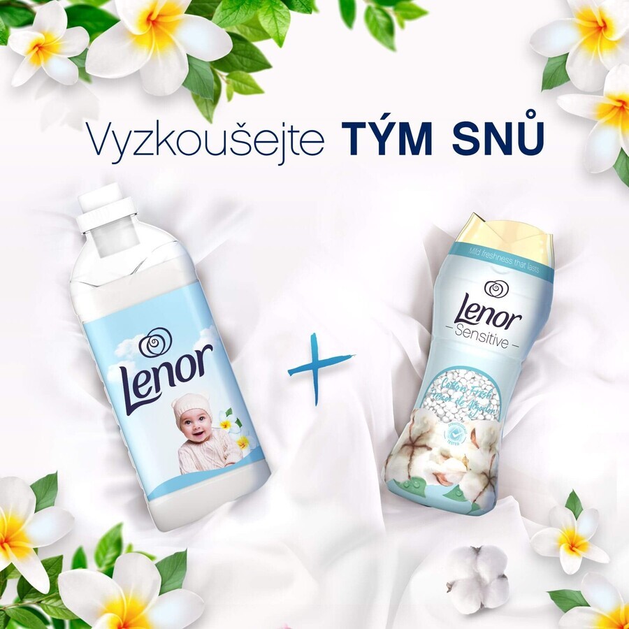 Lenor Sensitive wasverzachter 2 x 1,23 l