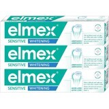 Elmex Sensitive pasta dentífrica blanqueadora 3 x 75 ml