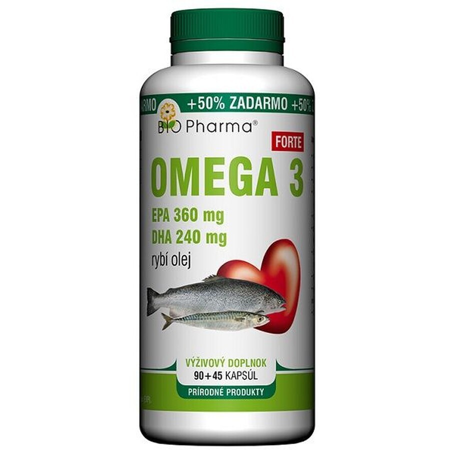 Bio Pharma Omega 3 Forte 1200 mg 135 Kapseln