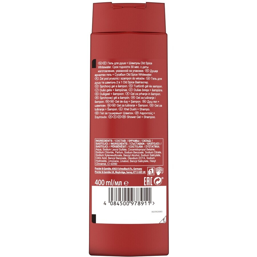 Old Spice WhiteWater douchegel met frisse geur 400 ml