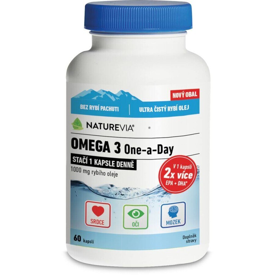 NatureVia Omega 3 One-a-Day 1000 mg 60 capsule