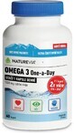 NatureVia Omega 3 One-a-Day 1000 mg 60 Kapseln