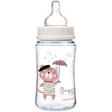 Canpol babyflessen EasyStart BONJOUR PARIS BONJOUR PARIS EasyStart Fles roze 240 ml