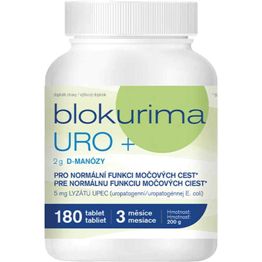 Blokurima URO+ 180 comprimate