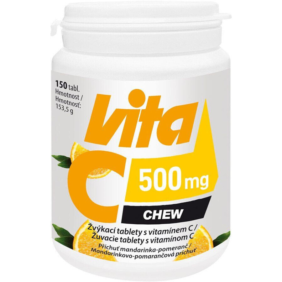 Vitabalans Oy Vita C 500 mg chewable tangerine flavor 150 tablets