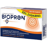 Biopron 9 Combinación de lactobacilos, bifidobacterias y fructooligosacáridos 40 cápsulas