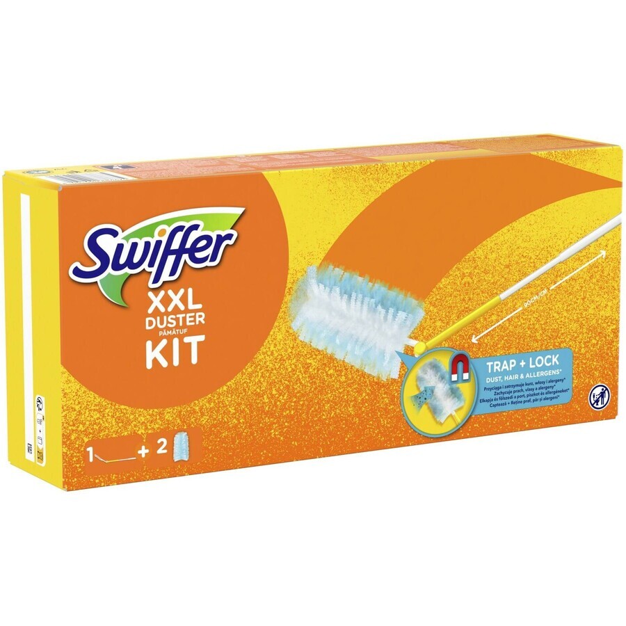 Swiffer XXL voor chemisch reinigen 1 steel + 2 stofzuigers